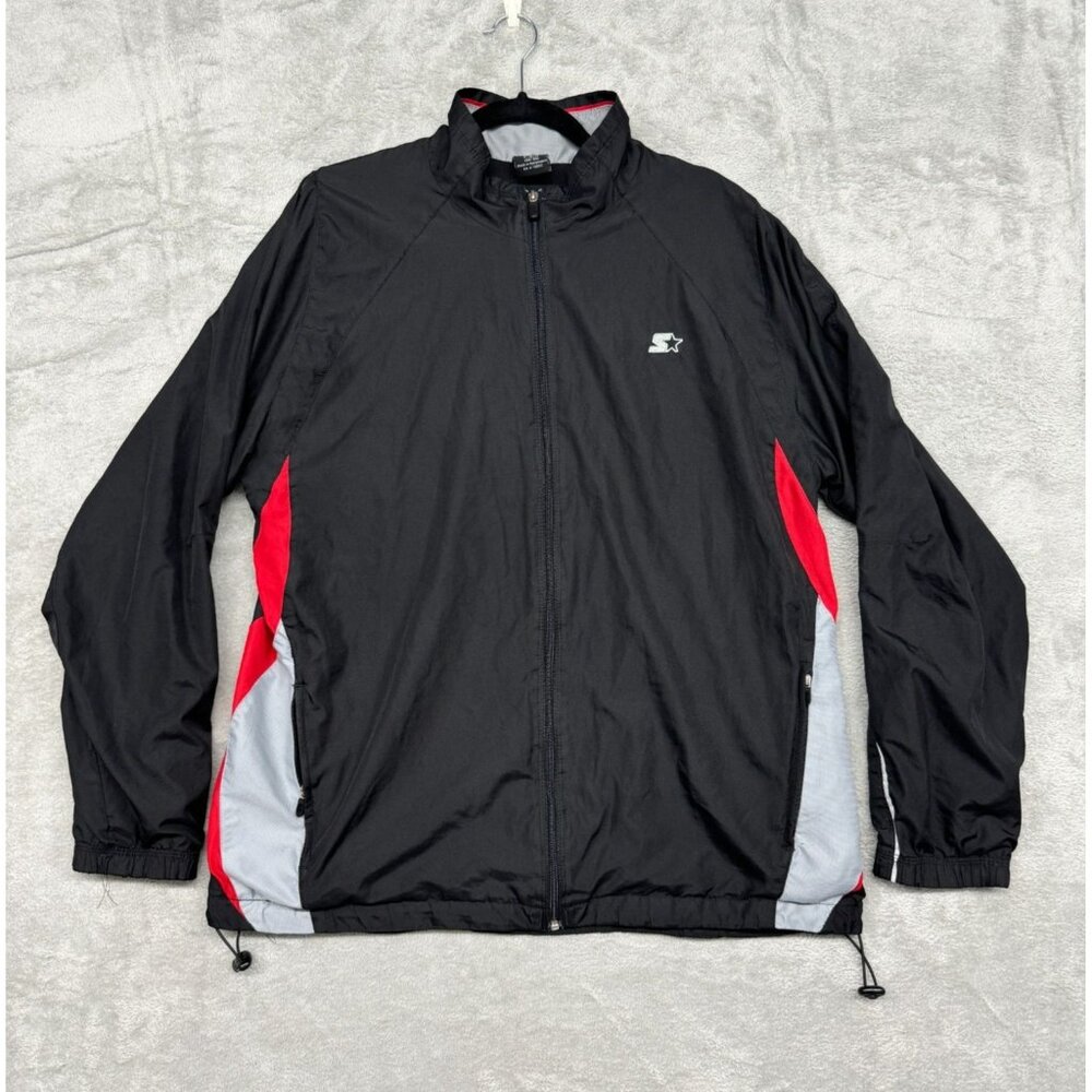 STARTER CLASSIC 80S 90S STYLE LIGHTWEIGHT VENTED MENS LARGE TRACK JACKET